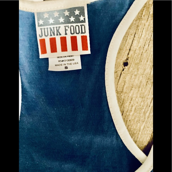 🆕🏈JUNKFOOD NY GIANTS VINTAGE TANK🏈🆕 - Picture 9 of 12